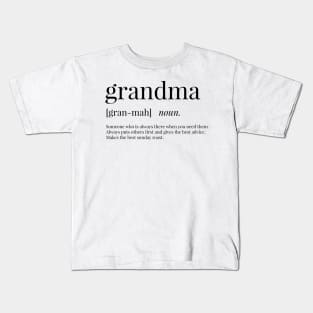 Grandma Definition Kids T-Shirt